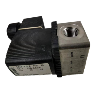 Válvula de solenoide neumática de 2 vías normalmente cerrada de acero inoxidable 304 Material de la carrocería Rango de presión de 0 a 40 bar Diseñado para operaciones neumáticas 125317