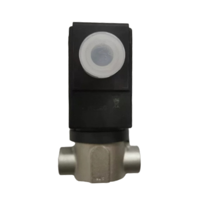 Válvula de solenoide neumática de acero inoxidable 316 de dos vías cerrada normalmente con funcionamiento directo del pistón para el control 258601