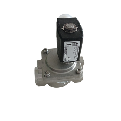 Válvula de solenoide neumática de 2 vías normalmente abierta con temperatura de 0°C a 120°C FKM y tamaños de orificios de 20 mm para el funcionamiento 00221971