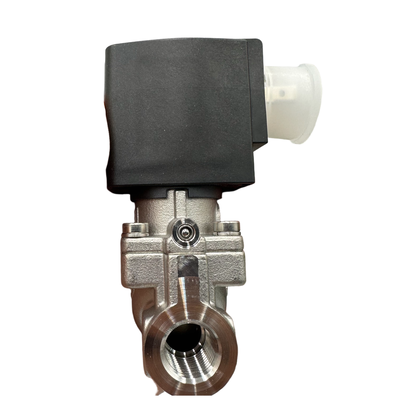 Materiales de sellado EPDM G1/4′′ Válvula de solenoide neumático 24V DC Válvula normalmente cerrada de 2 vías y función de válvula normalmente abierta de 2 vías 00322541