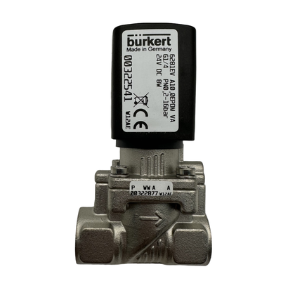 Materiales de sellado EPDM G1/4′′ Válvula de solenoide neumático 24V DC Válvula normalmente cerrada de 2 vías y función de válvula normalmente abierta de 2 vías 00322541