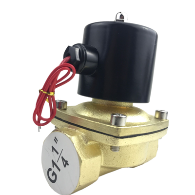 G1-1/4 Tamaño de puerto de la válvula de solenoide neumático que incorpora tolerancia de tensión más menos 10 por ciento y tamaño de orificio de 35 mm para el control de fluidos
