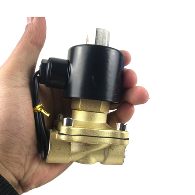 FKM Viton Material del sello Piloto Diafragma Válvula solenoide Funcionando dentro de 0 a 0,5 MPa Presión para la automatización industrial 2W-200-20