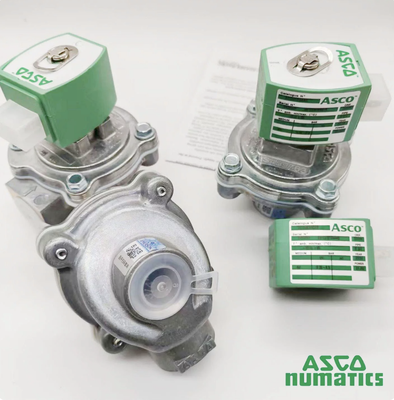 2.5" G En el ángulo del hilo de pulso de la válvula de solenoide SCG353G051 ASCO Serie 353 Cuerpo de aluminio válvula colector de polvo de flujo súper grande