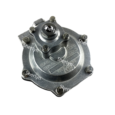 Válvula de chorro de pulso piloto integral G353A048, válvula solenoide de ángulo de 1,5" serie ASCO 353 Cuerpo de aluminio para limpieza de bolsas antipolvo