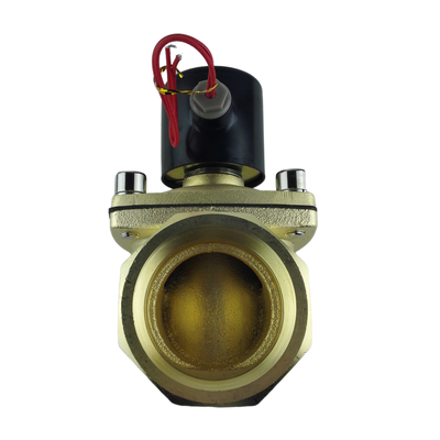 G21⁄2 Válvula solenoide neumática de aire medio Cuerpo de latón NBR Material de sellado que proporciona un rendimiento estable y efectivo en la automatización industrial