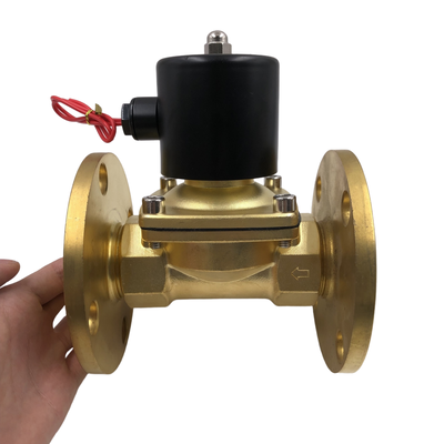 Tipo de accionamiento directo 2W40 válvula de solenoide de brida de tipo normal cerrado tipo normal abierto tipo válvula de control de fluidos industriales para sistemas de automatización