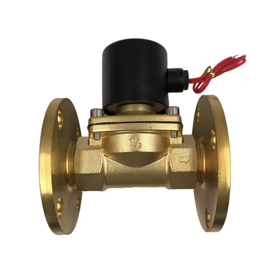 Tipo de accionamiento directo 2W40 válvula de solenoide de brida de tipo normal cerrado tipo normal abierto tipo válvula de control de fluidos industriales para sistemas de automatización