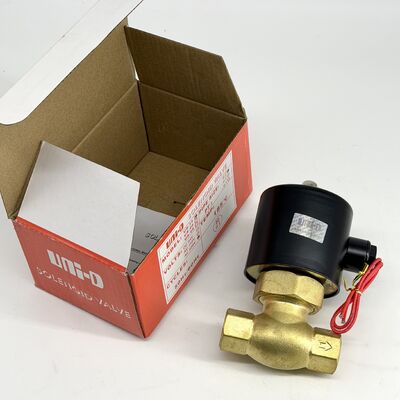 US-15 Válvula de solenoide neumática accionada por piloto de pistón con material de sellado estándar PTFE con certificación CE y sello FKM opcional