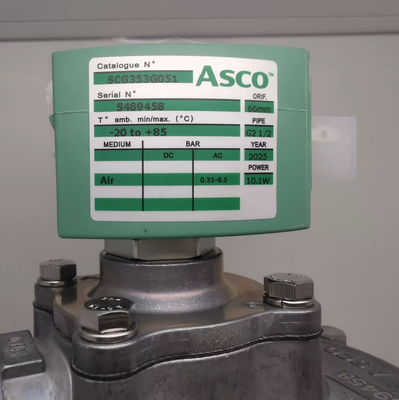 SCG353G051 Válvula de pulso a prueba de explosiones ASCO Válvula de pulso electromagnético para planta de cemento de eliminación de polvo serie 353 de 2,5 pulgadas