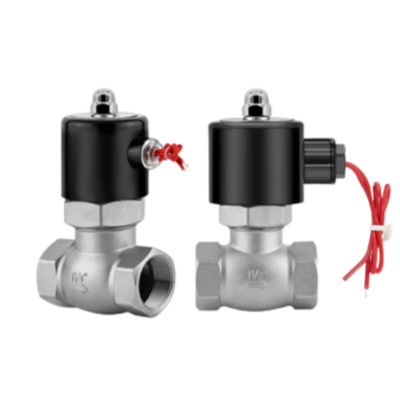 2L-10 Rango de presión de 0,1 a 1,5 MPa Válvula de solenoide neumático con material de sellado de PTFE y rango de temperatura de -20°C a 185°C