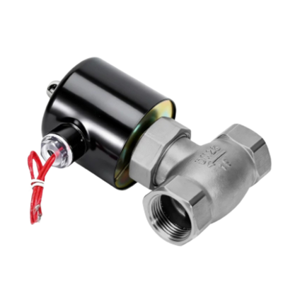 2L-10 Rango de presión de 0,1 a 1,5 MPa Válvula de solenoide neumático con material de sellado de PTFE y rango de temperatura de -20°C a 185°C