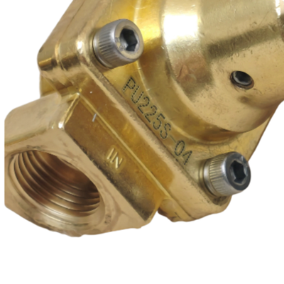Válvula solenoide neumática accionada por piloto de pistón, tamaño de puerto 110 VCA 1/2, diseñada para rendimiento en sistemas de control neumáticos PU225S-08