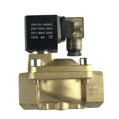 Tamaño del puerto 1/8 a 1 pulgada G1/8 a G1 válvula de aire 2/2 vía válvula normalmente cerrada utilizada para el control del flujo de aire en sistemas neumáticos