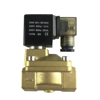 Tamaño del puerto 1/8 a 1 pulgada G1/8 a G1 válvula de aire 2/2 vía válvula normalmente cerrada utilizada para el control del flujo de aire en sistemas neumáticos