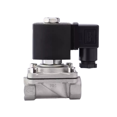 Válvula de solenoide neumática cerrada normalmente 2WS2 Aceite medio adecuado para la automatización industrial y el control neumático
