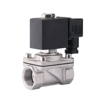 Válvula de solenoide neumática cerrada normalmente 2WS2 Aceite medio adecuado para la automatización industrial y el control neumático