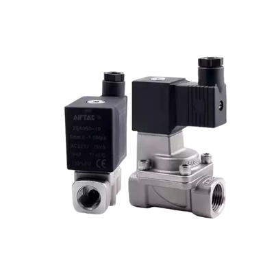 Válvula de solenoide neumática de pistón de elevación directa 24VDC Medio de aceite Ideal para la integración de equipos hidráulicos y neumáticos
