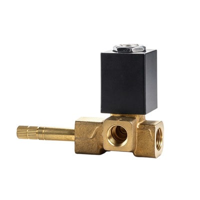 5531-02-28GBV-DN2 Válvula de agua Cuerpo de latón Diafragma FKM 2 vías Normalmente cerrado 1/8'' Tamaño de puerto de acción directa 2,8 mm