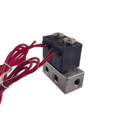 Colector de válvula solenoide 2V025-06-2F de 1 entrada y 2 salidas y 2V025-06-3F de 1 entrada y 3 salidas CC 12 V/24 V CA 110 V/220 V