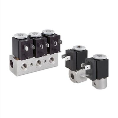 1913BB252-S Válvula de solenoide neumático con 1/4 puerto tamaño 2 forma normalmente abierto 24VAC acero inoxidable