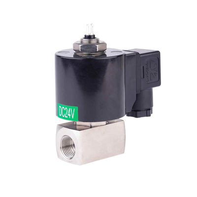 8.16AAS010B Resorte de retorno 2/2 vías NC 1 mm Tamaño de orificio Válvula de aire Acero inoxidable 304 Tamaño de puerto G1/8 G1/4 G3/8