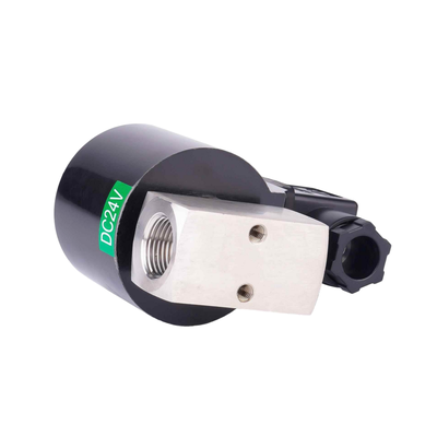 Válvula de solenoide de retorno de resorte 8.16AAS030B Material de sellado PTFE 3/8 pulgadas Tamaño del puerto Tamaño del orificio 3 mm