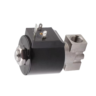 8.7AAS010B Tamaño del orificio 1 mm válvula de solenoide neumática 24VAC Voltado 3/8 1/4 3/8 Tamaño del puerto Material de sellado PTFE