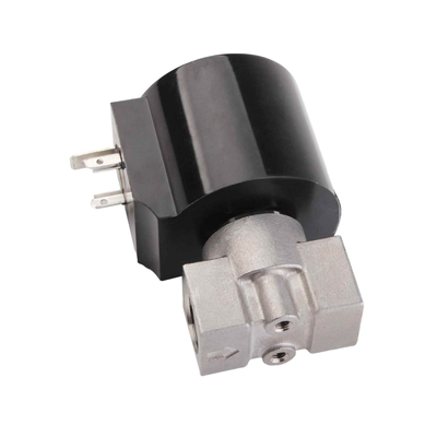 8.7AAS030B Válvula solenoide de tamaño de orificio de 3 mm Tamaño de puerto NC de 2 vías 3/8 1/4 3/8 Material del cuerpo de acero inoxidable 304