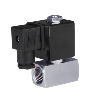 SH-040ES 2 vías normalmente cerradas válvula de aire 4 mm tamaño del orificio de acero inoxidable 304 material del cuerpo 300 Bar 1/4 3/8 tamaño del puerto