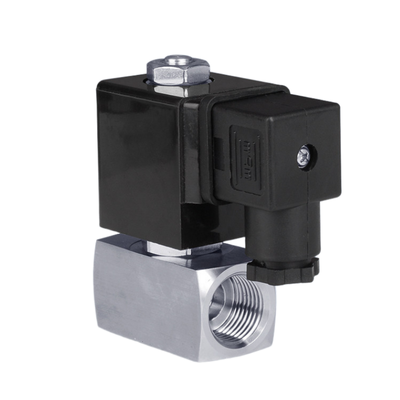 SH-040ES 2 vías normalmente cerradas válvula de aire 4 mm tamaño del orificio de acero inoxidable 304 material del cuerpo 300 Bar 1/4 3/8 tamaño del puerto