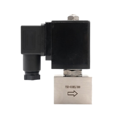 SH-15ES PTFE Material de sellado de 2 vías normalmente cerrado de 15 mm Tamaño del orificio 1/2 Tamaño del puerto Válvula de solenoide neumático de 6 a 160 bar 220VAC