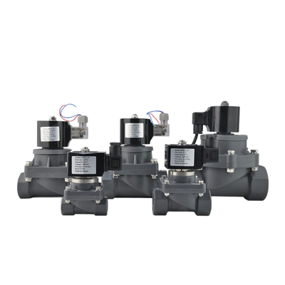 EPDM material de sellado válvula de solenoide del diafragma piloto FF1U25B25 con cuerpo UPVC 25mm tamaño del orificio 1'