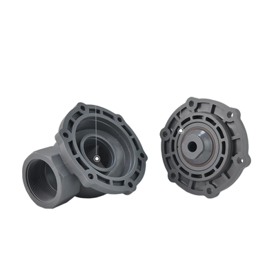 Material del cuerpo de CPVC Tamaño del puerto 1'' FF1C25B25 Válvula de agua Material del sello FKM Tamaño del orificio 25 mm 2/2 vías NC