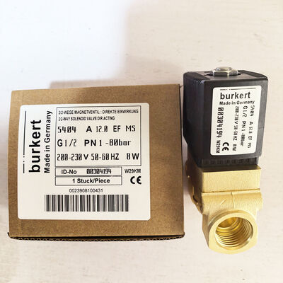 Válvula solenoide Burkert de conexión G3 de 8 puertos Construcción duradera adecuada para sistemas de automatización industrial a largo plazo