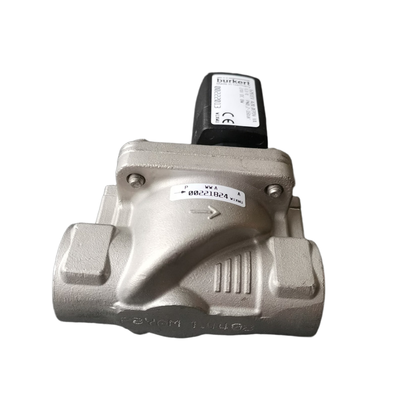 Válvula solenoide de diafragma EPDM de 2 posiciones y 2 vías NC tolerante a bajas temperaturas, serie Burkert 6281, puerto G1 1/2, orificio grande de 40 mm, acero inoxidable resistente a la corrosión 00222025 00222026 00222027