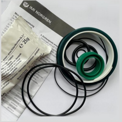 Norgren Kit de sello de repuesto para cilindros neumáticos industriales QA/8040/00 Partes de sellado resistentes al desgaste adecuadas para cilindros de 40 mm Reducir el tiempo de inactividad del equipo de montaje automático