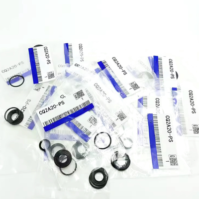 Kit de sellos para cilindro SMC serie CQ2 con material NBR para tamaños de diámetro de 12-100 mm y compatibilidad con CQ2A/CDQ2A/CQ2B/CDQ2B