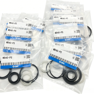 Kit de sellos de reparación para cilindro de aire SMC MB40-PS, componentes de sellado NBR para cilindro neumático de 40 mm de diámetro serie MB, piezas de revisión, stock disponible