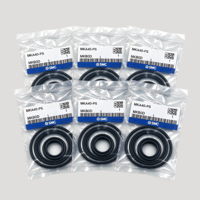 Kit de reparación de sellos para cilindro de pinza rotativa SMC MKB/MKA16-PS para cilindro de sujeción giratorio serie MK de 16 mm de diámetro interior, sellos NBR para mantenimiento de fijaciones neumáticas