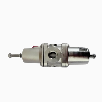 NORGREN B38P‑244‑B1MA B38P‑344‑B1MA Regulador-Filtro de Acero Inoxidable Hilo PTF Drenaje Manual Elemento de Filtro de 5μm‑25μm Cumple con NACE Para Sistemas de Preparación de Aire Comprimido Marinos‑Costeros Corrosivos