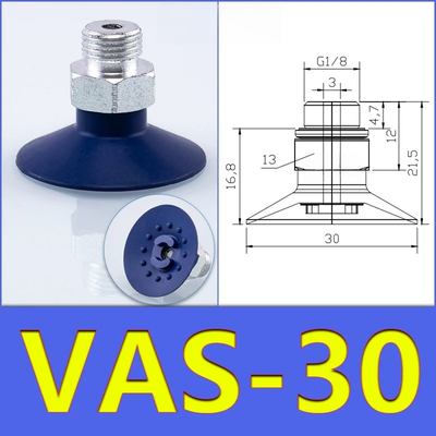 FESTO VAS30 almohadilla de succión neumática de 30 mm de diámetro de silicona de nitrilo de caucho multicolor resistente al desgaste para la transferencia de material del robot