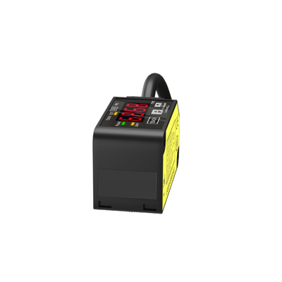 Sensor de desplazamiento láser HG-C1400 Distancia de referencia 400 mm Rango de medición ±200 mm Repetibilidad 800 µm IP67 12-24 V CC Salida analógica NPN PNP 0-5 V 4-20 mA