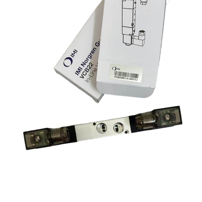 5/3 Válvula de solenoide central cerrada NORGREN VCB22B611A-AB213J G1/4 24VDC Válvula de posicionamiento de solenoide doble para sujeción flotante 5 Puerto 3 Posición