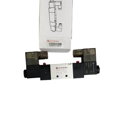 G1/4 AC220V Double Directional Valve VCB22B511A-AB219J NORGREN 5/2 Pneumatic Solenoid Valve for Textile Machinery Dual Coil