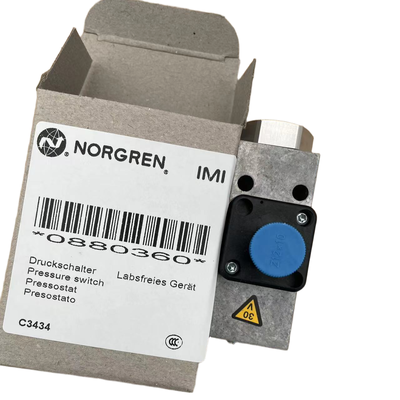 Interruptor de presión NORGREN 0880360 G1/4 Rosca Interruptor neumático de detección de presión para sistema de automatización