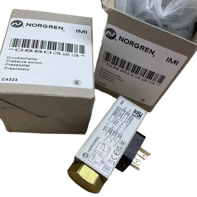 Interruptor de presión G1/4 0.5-8 bar NORGREN 0880323 Monitor de presión para tubería de fluidos de máquina herramienta