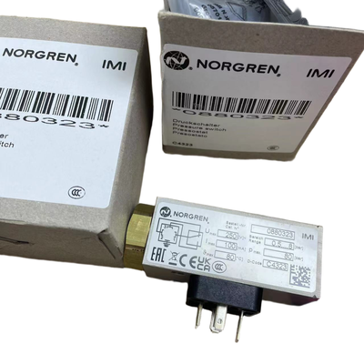 Interruptor de presión G1/4 0.5-8 bar NORGREN 0880323 Monitor de presión para tubería de fluidos de máquina herramienta