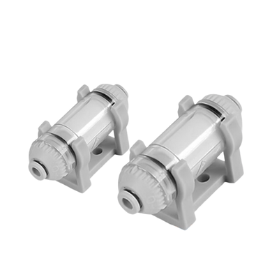 SMC ZFC53(-B) ZFC54(-B) Mini Inline Air Filter One‑Touch Push‑In Fitting‑100kPa‑1.0MPa Pressure Range 0‑60℃ Temp Compatible PU Nylon Tube For Electronic Pick And Place Workstation