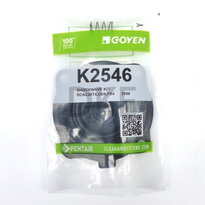 El kit de diafragma Goyen RCAC25 Tipo K2546 Serie T4, DD4, FS4 Material nitrílico